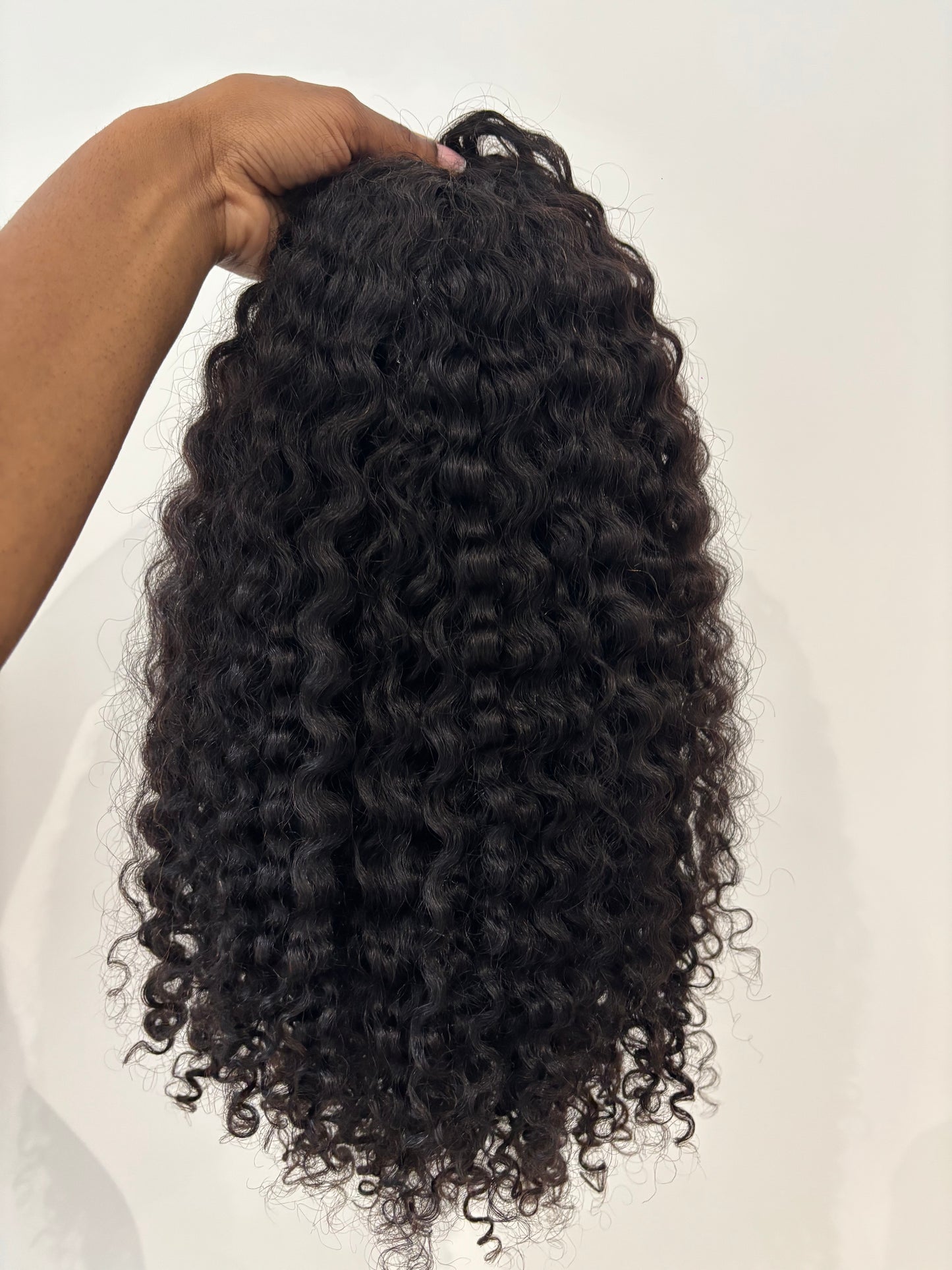 Burmese Curly Half Wig