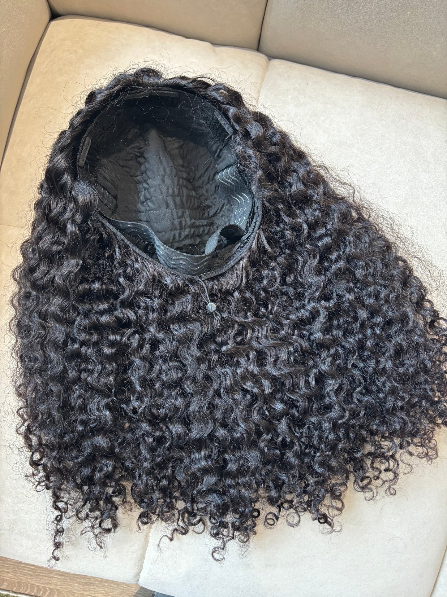 Burmese Curly Half Wig
